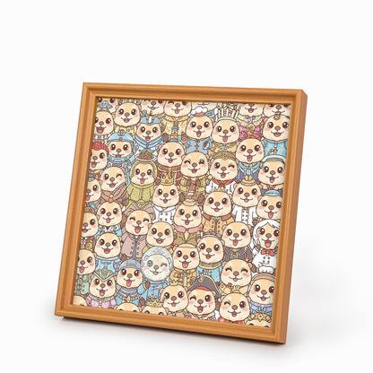 sloth - Wooden Coloring Puzzle