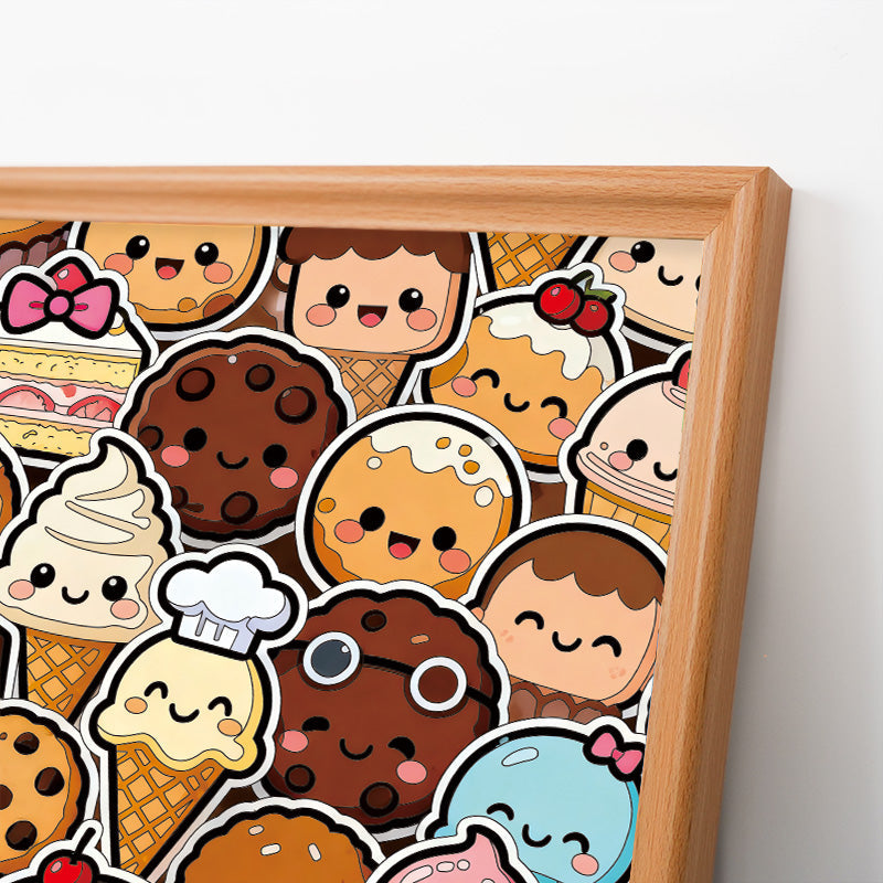 Sweet Treats - Wooden Coloring Puzzle