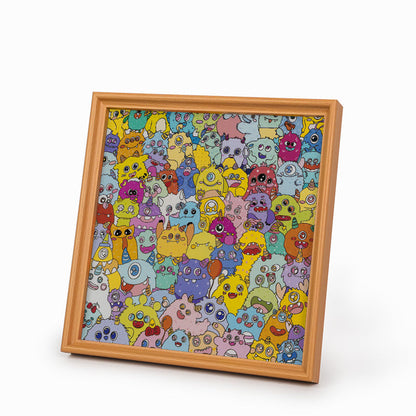 Little Dinos - Wooden Coloring Puzzle
