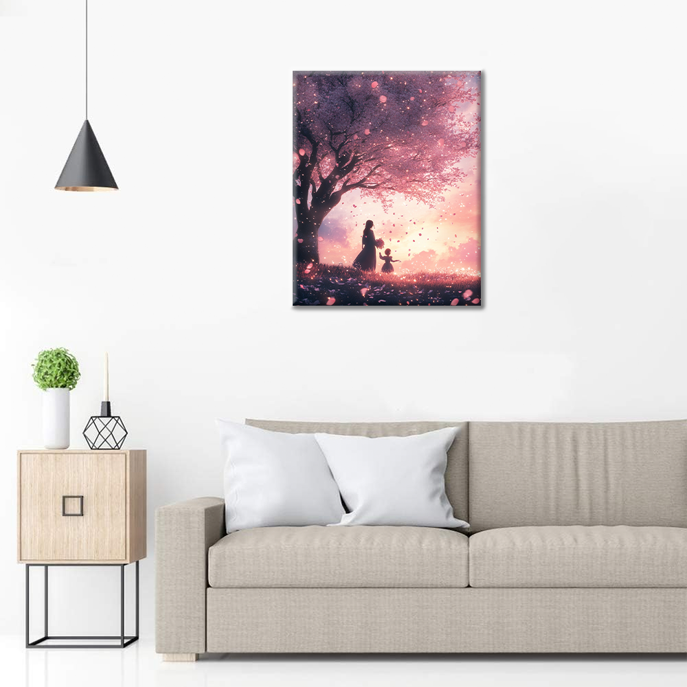 Memories of Cherry Blossoms - Paint by Numbers