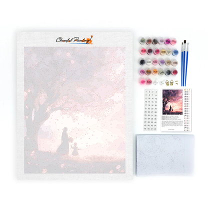 Memories of Cherry Blossoms - Paint by Numbers