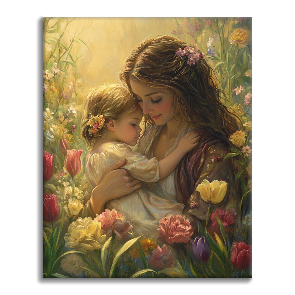 Mother's Embrace - Paint by Numbers
