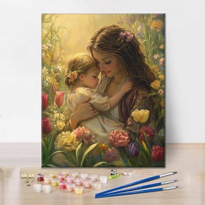 Mother's Embrace - Paint by Numbers