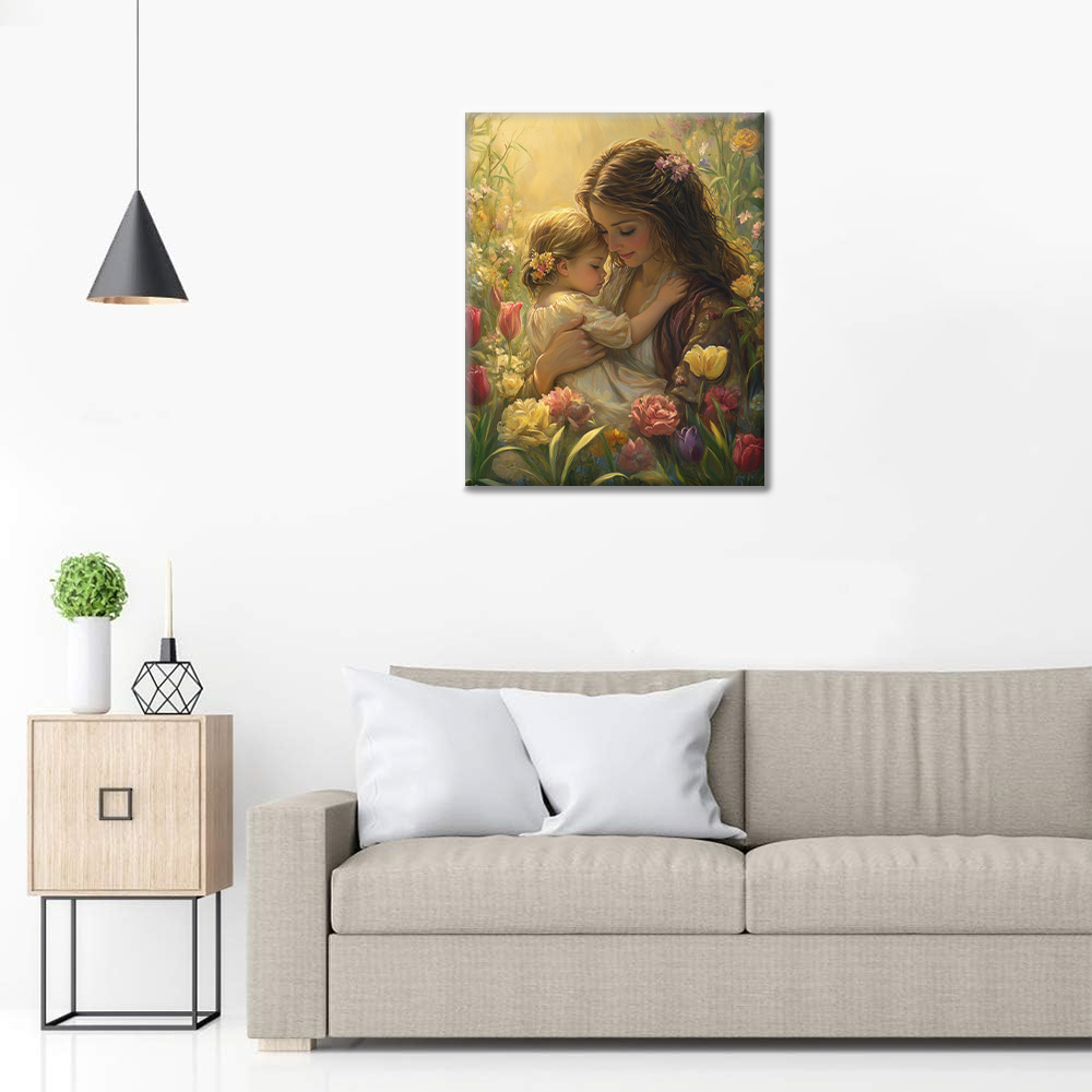Mother's Embrace - Paint by Numbers