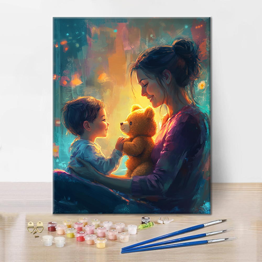 Mother's Smile - Paint by Numbers