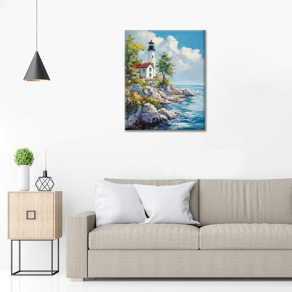 Coastal Beacon - Paint by Numbers