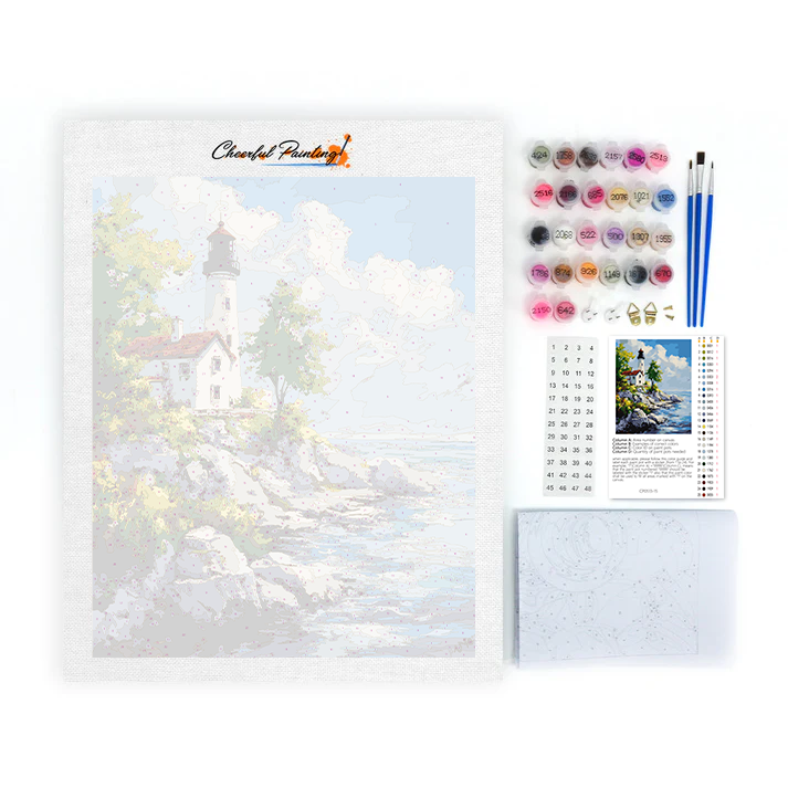 Coastal Beacon - Paint by Numbers