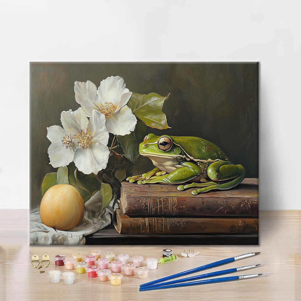 Green Frog - Paint by Numbers