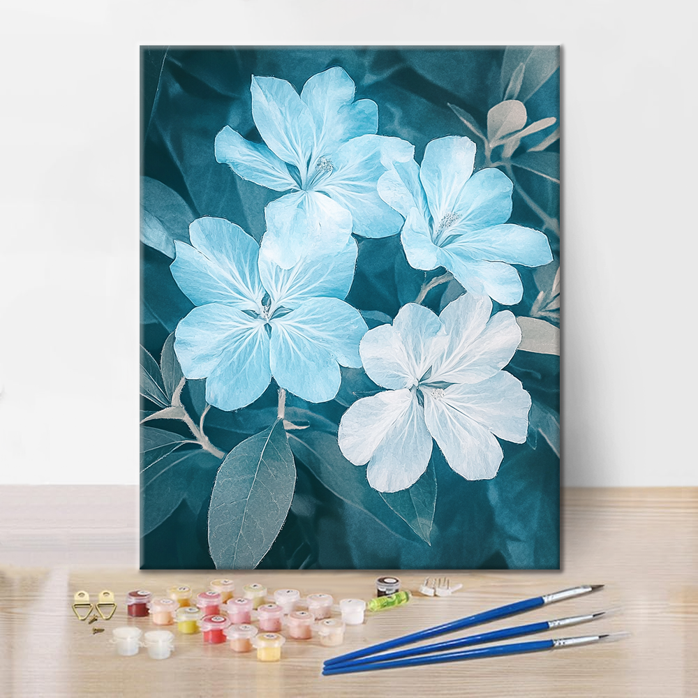 Bioluminescent Flowers - Paint by Numbers
