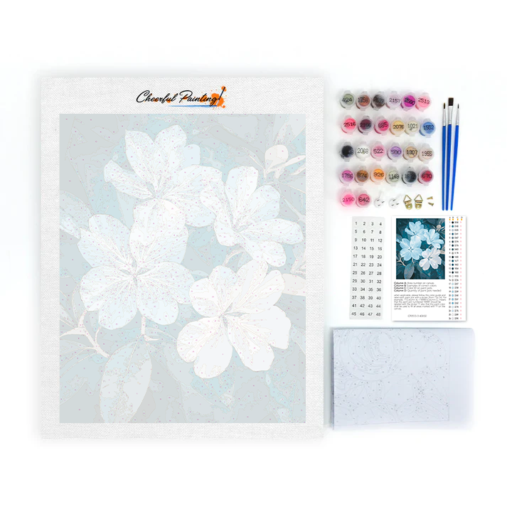 Bioluminescent Flowers - Paint by Numbers