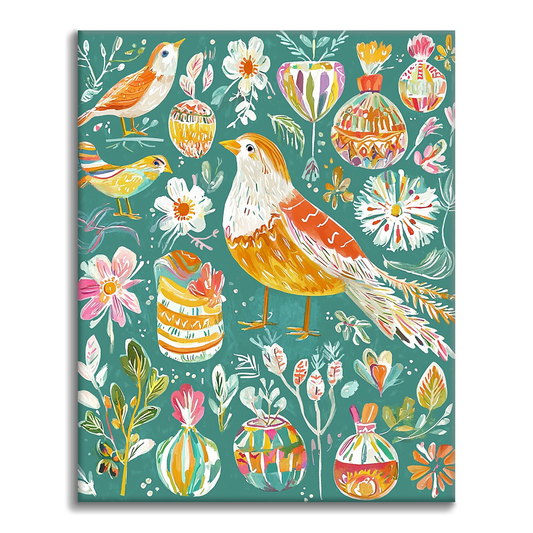 Joyful Bird - Paint by Numbers