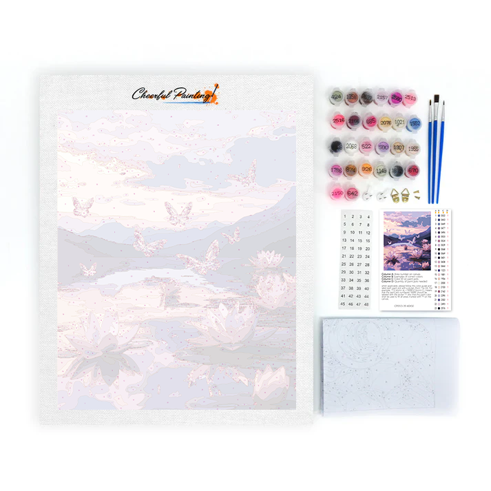 Luminous Lotus - Paint by Numbers