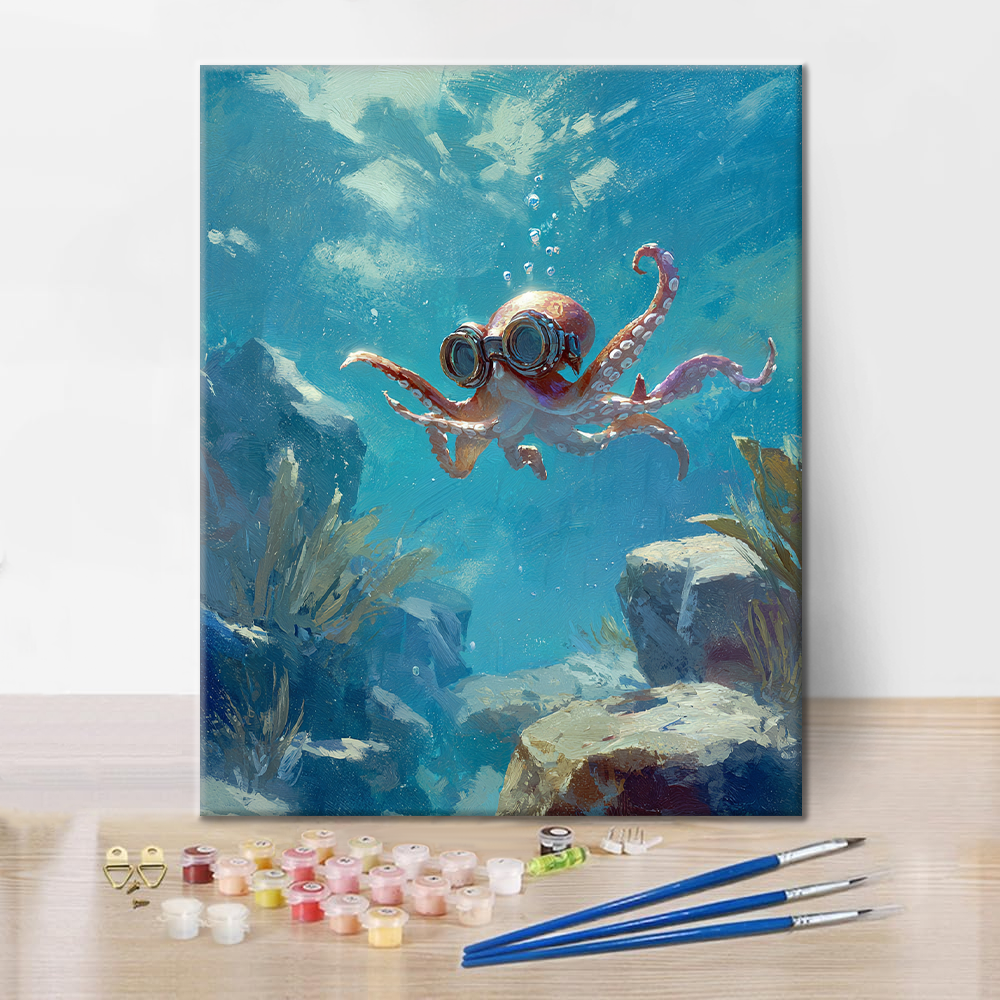 Adventure Octopus - Paint by Numbers