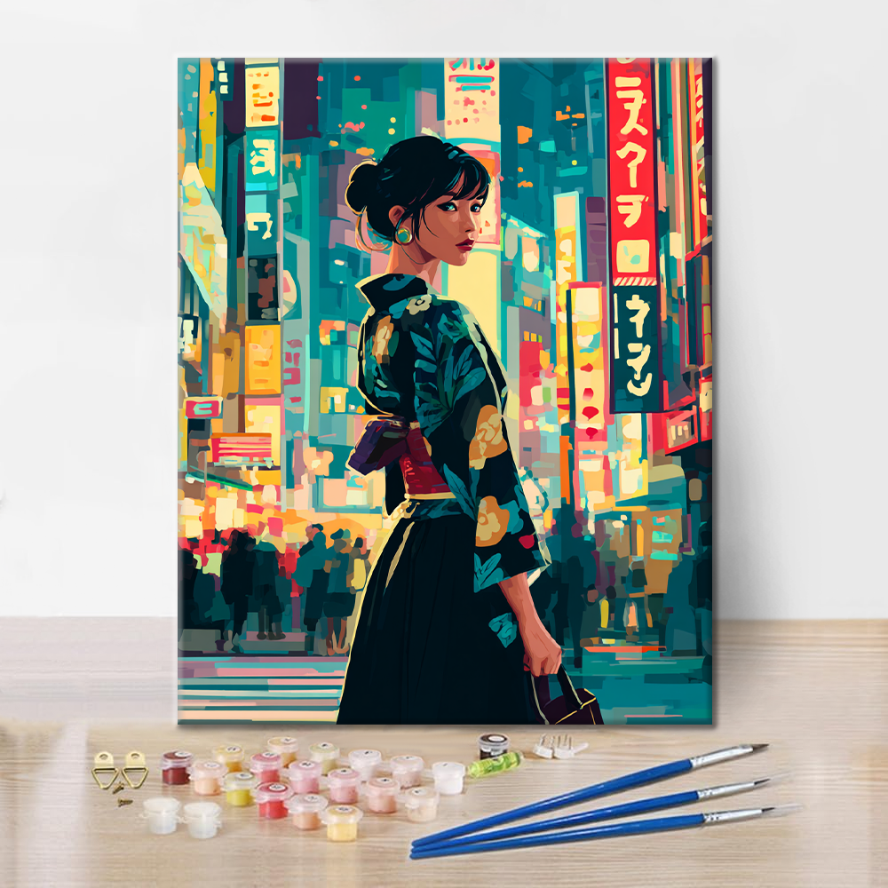 Tokyo Nights - Paint by Numbers