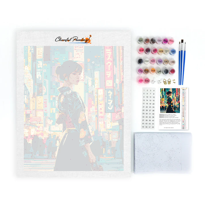 Tokyo Nights - Paint by Numbers