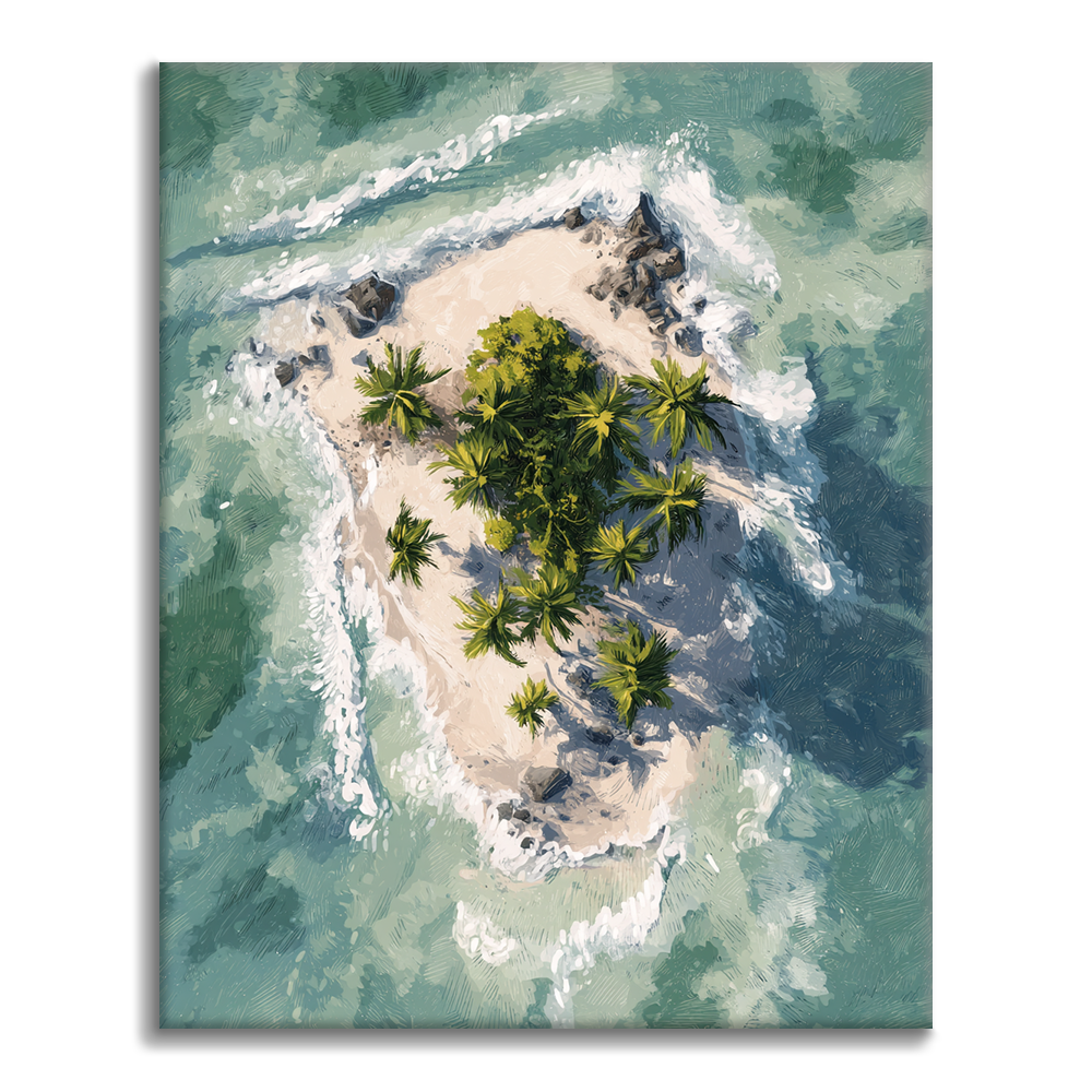 Tropical Island - Paint by Numbers
