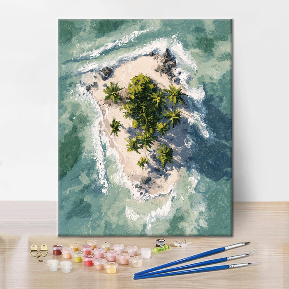 Tropical Island - Paint by Numbers