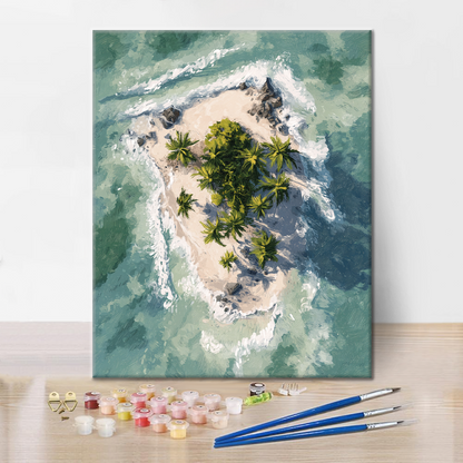 Tropical Island - Paint by Numbers