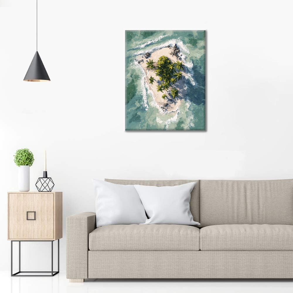 Tropical Island - Paint by Numbers