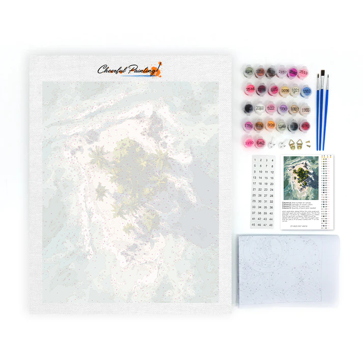 Tropical Island - Paint by Numbers