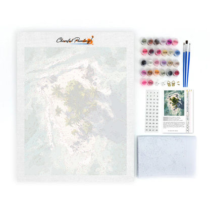 Tropical Island - Paint by Numbers