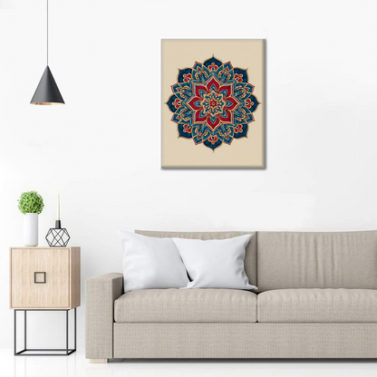 Twin Mandala - Paint by Numbers
