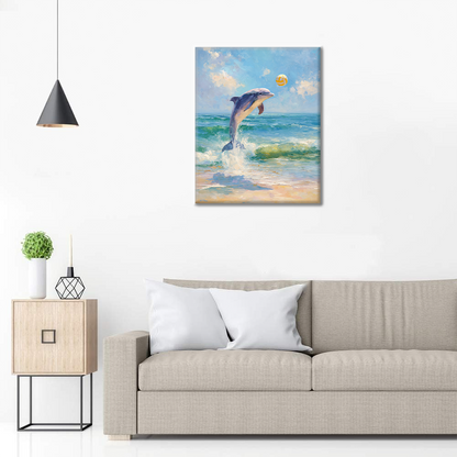 Dolphin Volleyball - Paint by Numbers