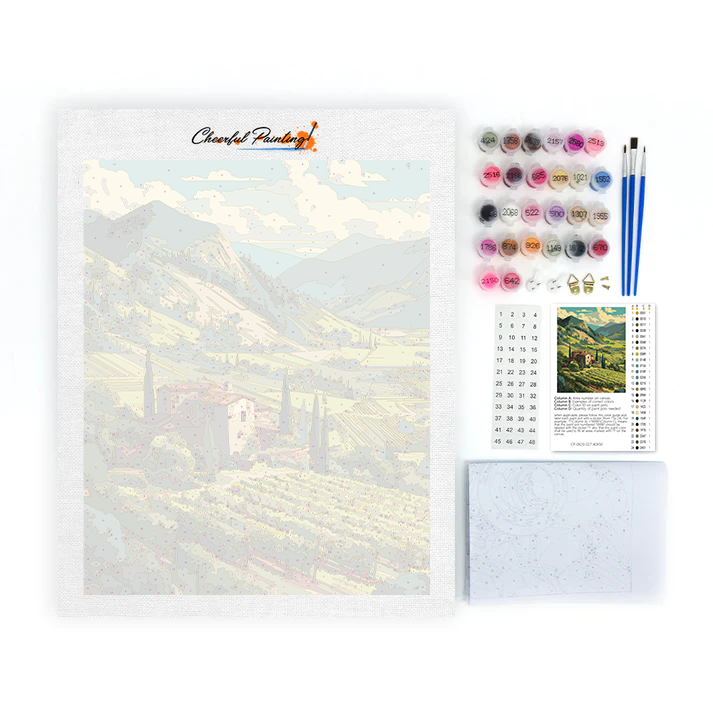 Emerald Vineyard - Paint by Numbers