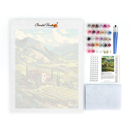 Emerald Vineyard - Paint by Numbers