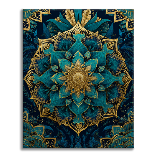 Glass Mandala - Paint by Numbers