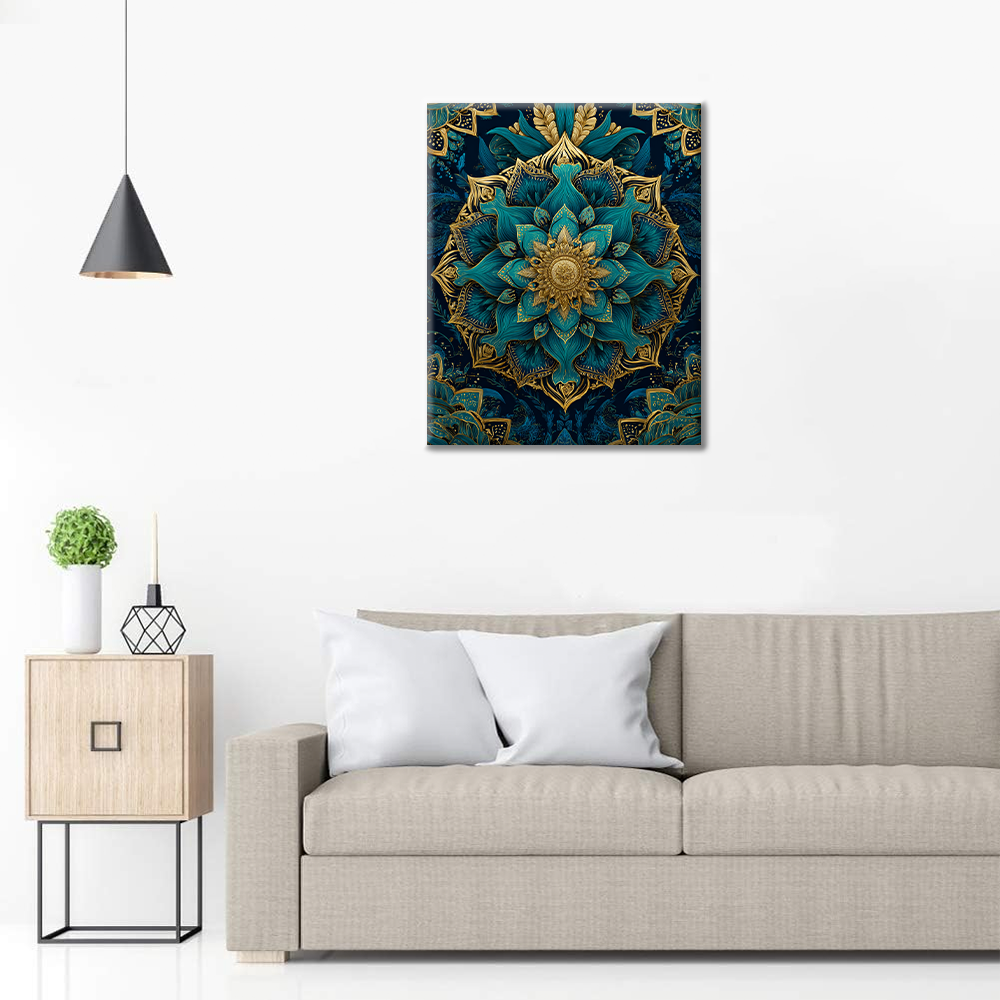 Glass Mandala - Paint by Numbers