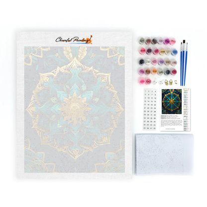 Glass Mandala - Paint by Numbers