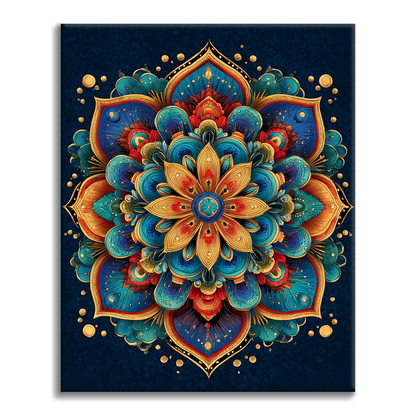 Glory Mandala - Paint by Numbers