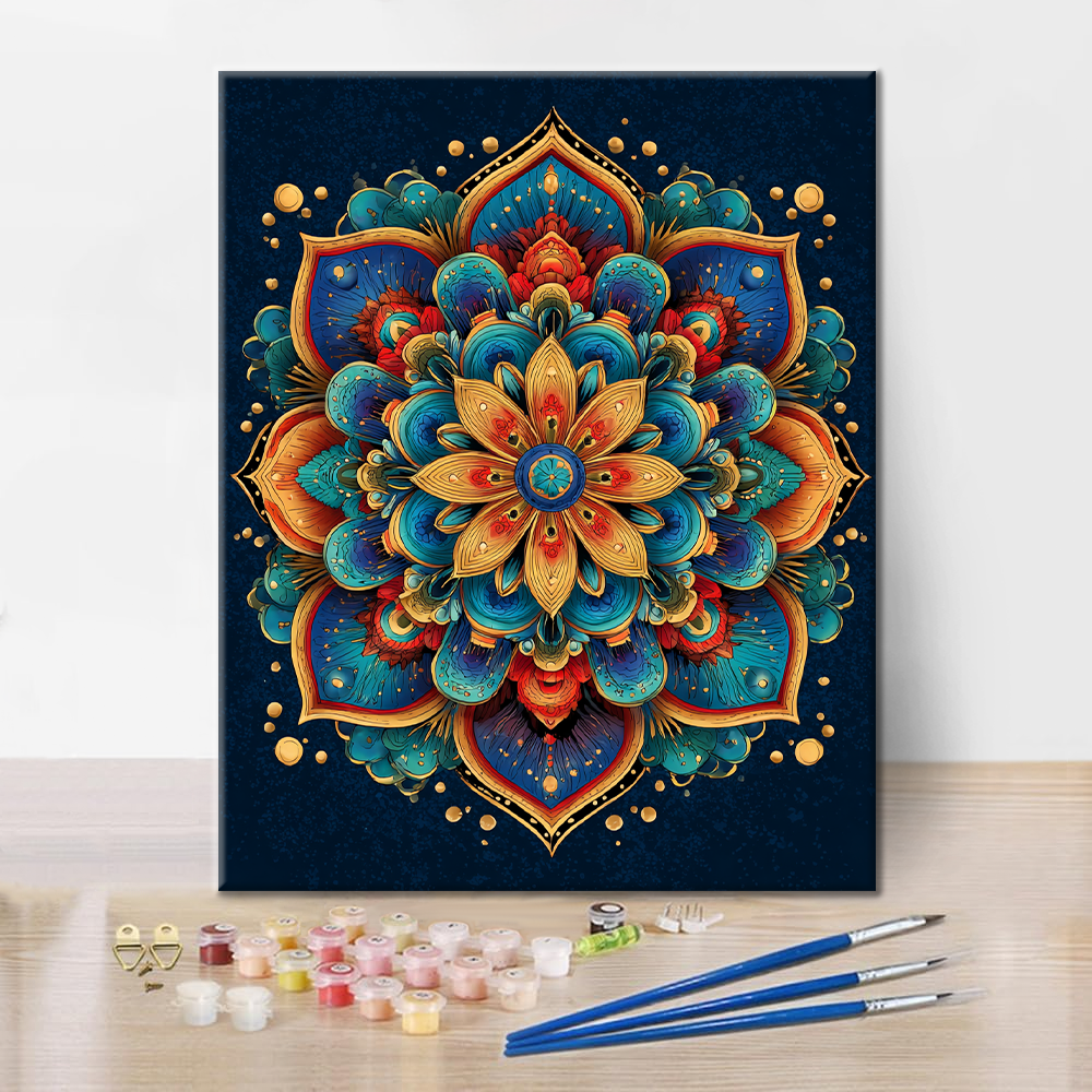 Glory Mandala - Paint by Numbers