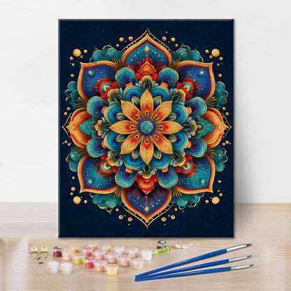 Glory Mandala - Paint by Numbers