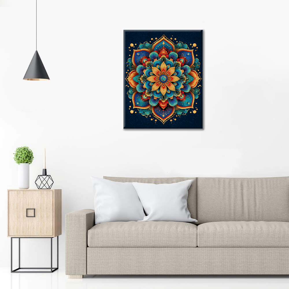Glory Mandala - Paint by Numbers