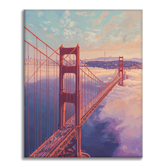 Golden Gate Bridge - Paint by Numbers
