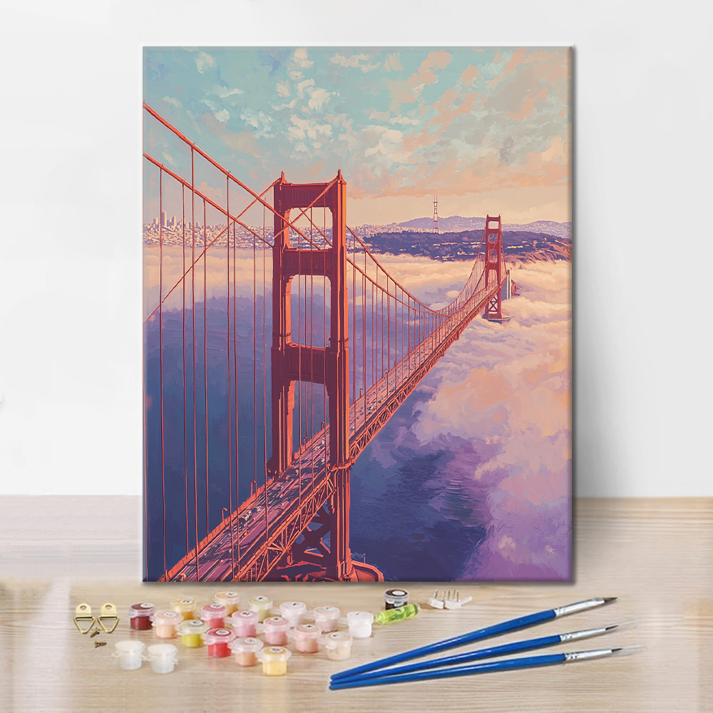 Golden Gate Bridge - Paint by Numbers