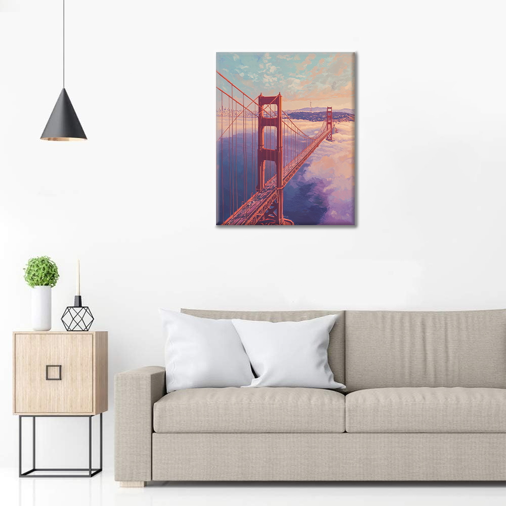 Golden Gate Bridge - Paint by Numbers