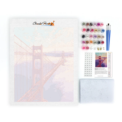 Golden Gate Bridge - Paint by Numbers