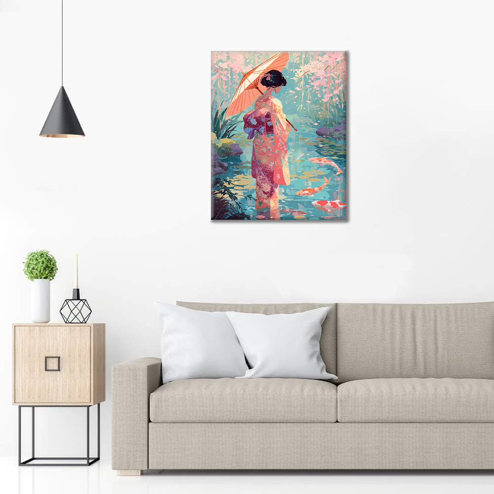 Koi Reflections - Paint by Numbers