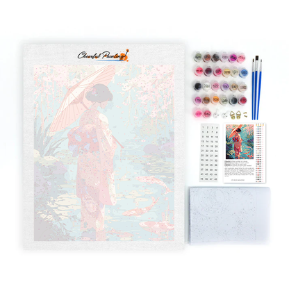 Koi Reflections - Paint by Numbers