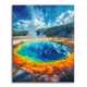 Morning Glory Pool - Paint by Numbers