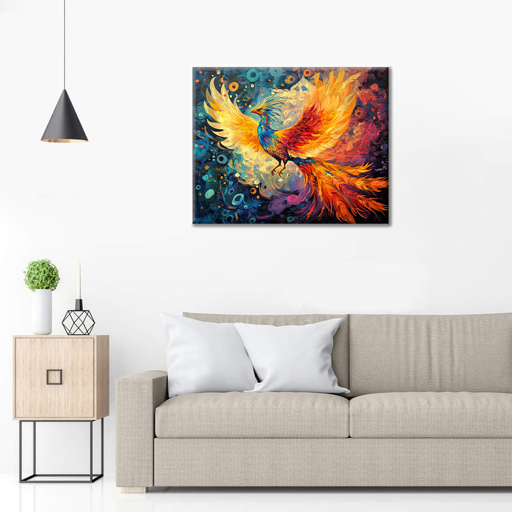 Phoenix Reborn - Paint by Numbers