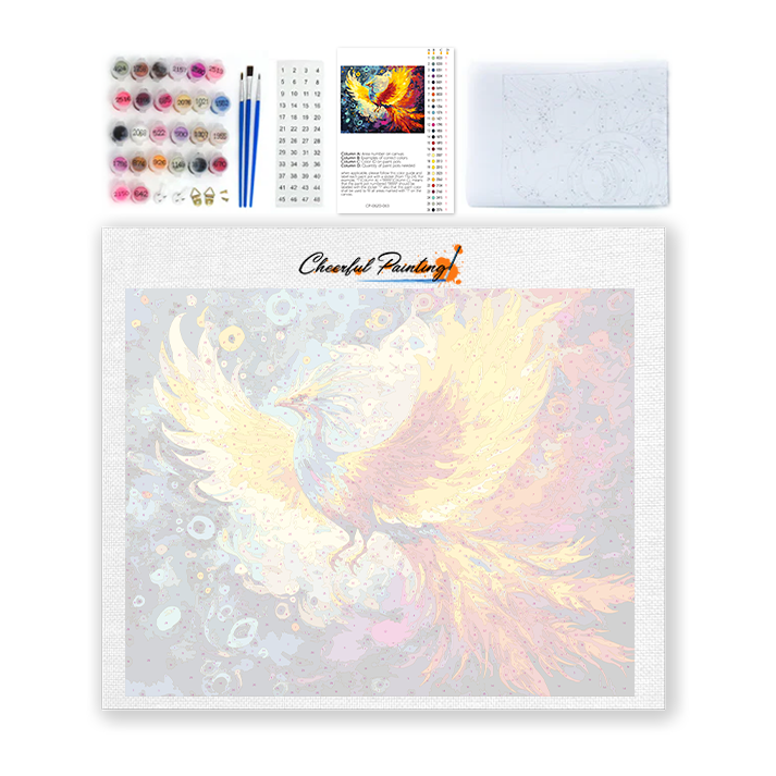 Phoenix Reborn - Paint by Numbers