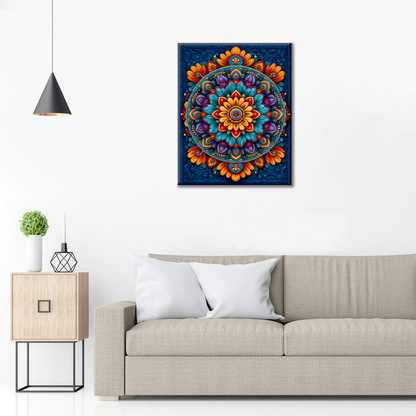 Radiant Mandala - Paint by Numbers