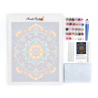 Radiant Mandala - Paint by Numbers