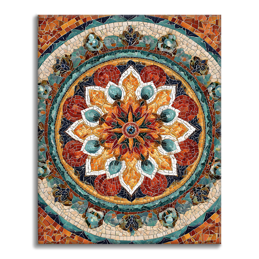 Sun Mandala - Paint by Numbers