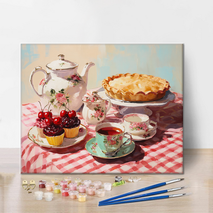 Exquisite Afternoon Tea - Paint by Numbers