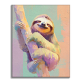 Hugging Sloth - Paint by Numbers